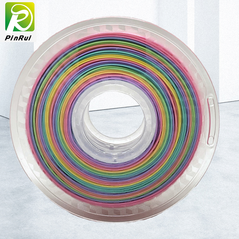 Pinrui 3D Impresora 1.75mm Pla Rainbow Filamento para impresora 3D