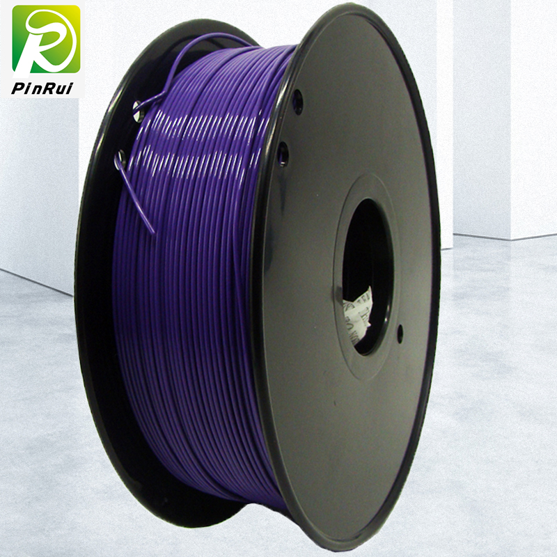 Pinrui de alta calidad 1kg 3D PLA Impresora Filamento Dark Purple Color