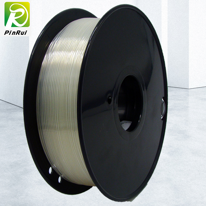 Pinrui de alta calidad 1kg 3D PLA PLA Filamento Puro Color transparente