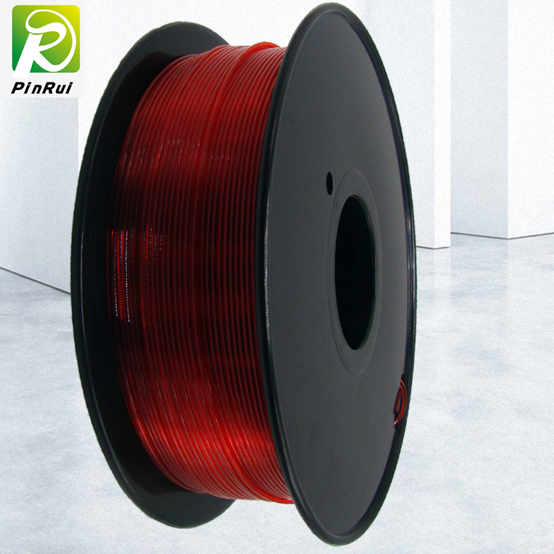 Pinrui 3D Impresora 1.75 mmpetg Color rojo para la impresora 3D