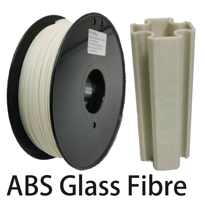 Fibra de vidrio ABS impresora 3D de 1.75 mm Filamento de fibra ABS para impresora 3D